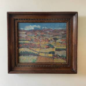 A Landscape Oil on Canvas